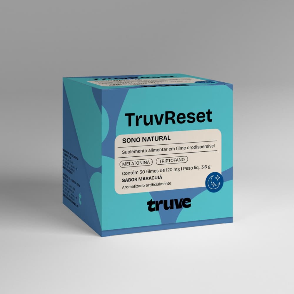 TruvReset - Melatonina e Triptofano em filme orodispersível