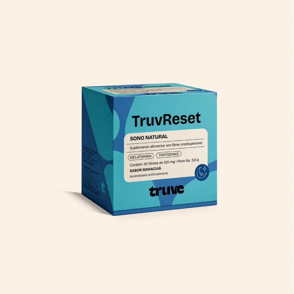TruvReset - Melatonina e Triptofano em filme orodispersível
